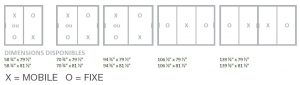 Configurations porte patio Endura